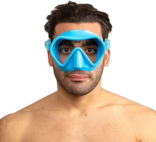 Seac Mantra Tauchmasken Silikon Hellblaue