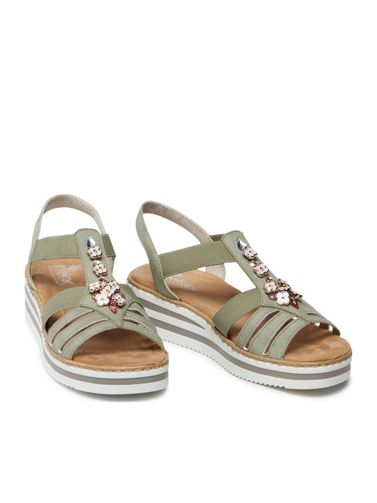 Sandale Casual Damă Anatomic Verde