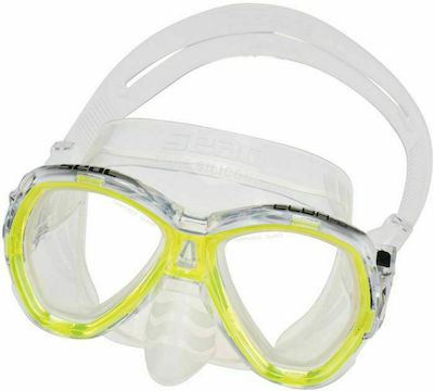 Seac Kids' Diving Mask Set with Respirator Set Elba MD Yellow Yellow 0890032 360000