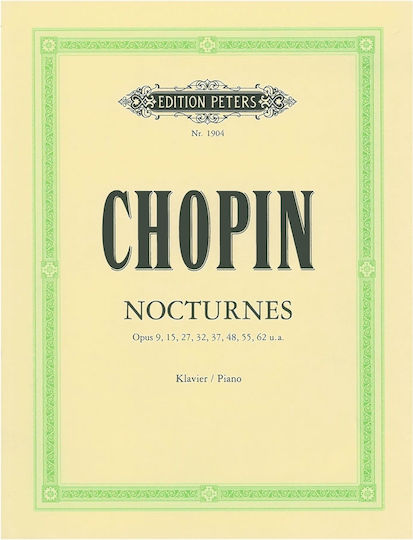 Edition Peters Chopin - Nocturnes Sheet Music for Piano