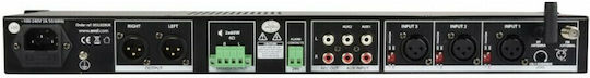 Adastra MM3260 Integrated Commercial Amplifier 60W/100V Equipped with USB/FM/Bluetooth Black
