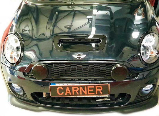 Carner Front Lights Angel Eyes for Mini Cooper R55/56/57/58/59 Black with Motor 2006-2013 2pcs