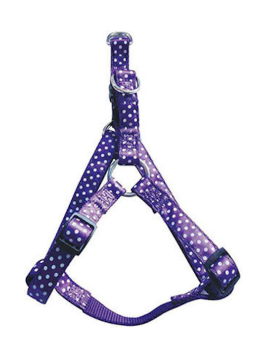 Pet Interest Ham de câine Motivo Dots Violet Mediu 20mm x 40-60cm 3225-M