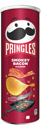 Pringles Chips with Flavour Smokey Bacon 175gr 1pcs