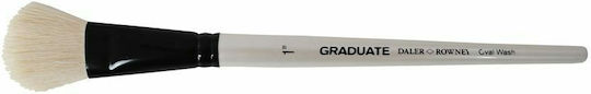 Daler Rowney Graduate Synthetic Goat Oval Wash Pensulă de Pictură cu Formă Plată 1buc 212152100