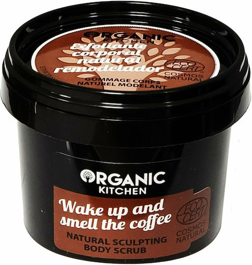 Natura Siberica Organic Kitchen Cellulite Scrub for Whole Body Wake Up & Smell the Coffee 100ml