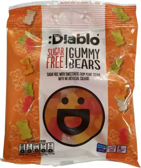 Diablo Ζελεδάκια Gummy Bears Χωρίς Προσθήκη Ζάχαρης 75gr