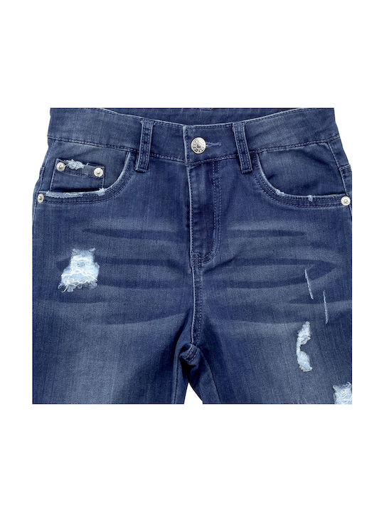 Funky Kinder Shorts/Bermudas Denim Blau