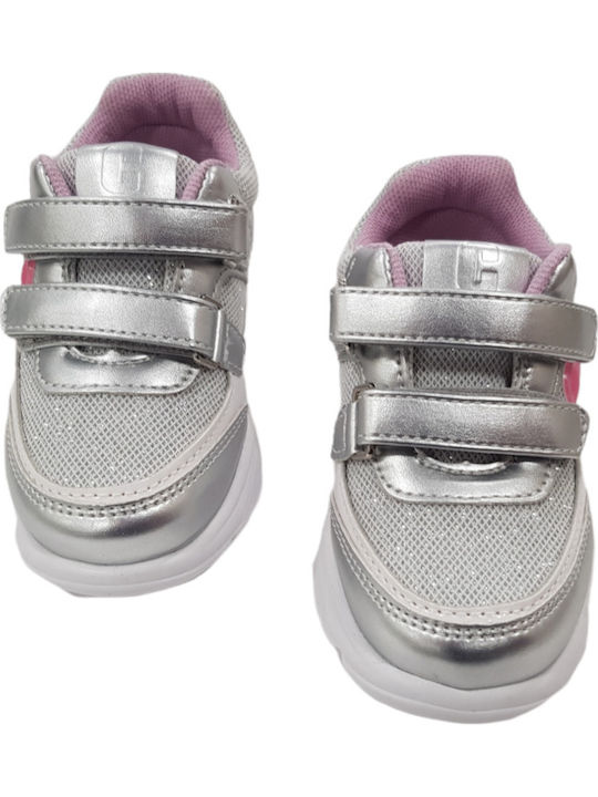Παιδικά Sneakers με Σκρατς Ασημί