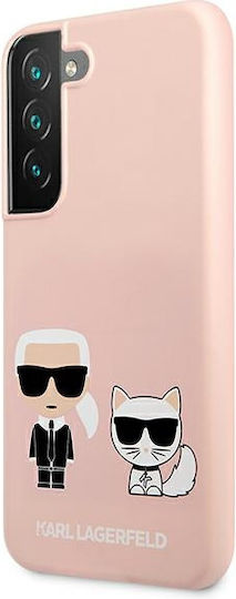 Karl Lagerfeld Karl & Choupette Back Cover Plastic Roz (Galaxy S22+ 5G - Galaxy S22+ 5G)
