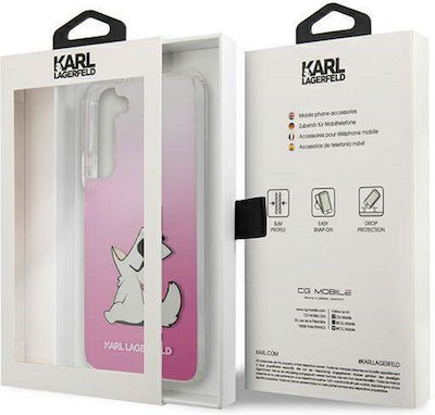 Karl Lagerfeld Choupette Fun Back Cover Πλαστικό Ροζ (Galaxy S22+ 5G)