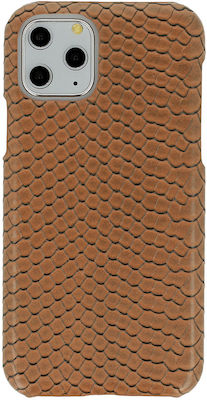 Vennus Wild Synthetic Leather Back Cover Brown (Redmi 9C)