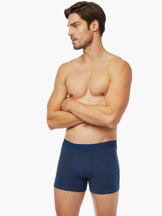 Taurus Ανδρικά Μποξεράκια Μπλε με Σχέδια 2Pack