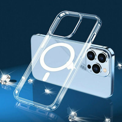 Tech-Protect Magmat Umschlag Rückseite Silikon / Kunststoff 2mm Transparent (iPhone 13 Pro)
