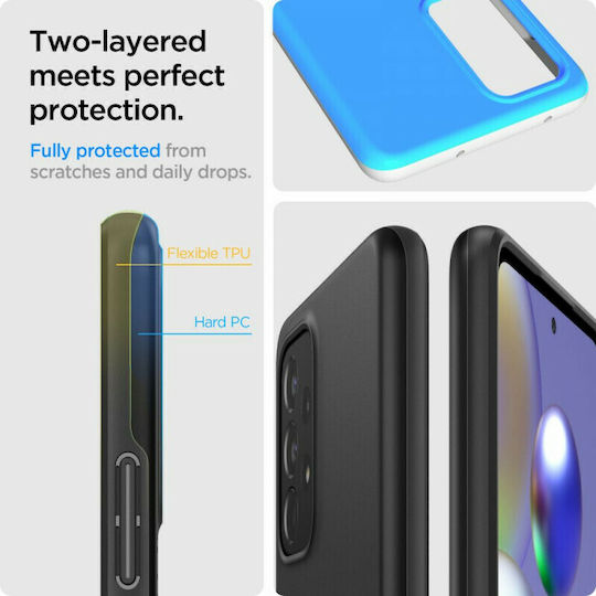 Spigen Thin Fit Задна корица Силикон 1.55мм Черен (Galaxy A53)