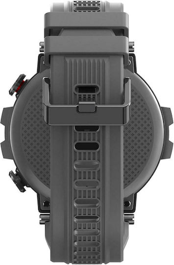 Kospet Raptor Aluminium 47mm Αδιάβροχο Smartwatch με Παλμογράφο (Γκρι)