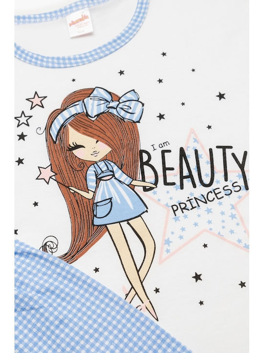 Minerva Kids' Pajamas Summer Ecru Beauty