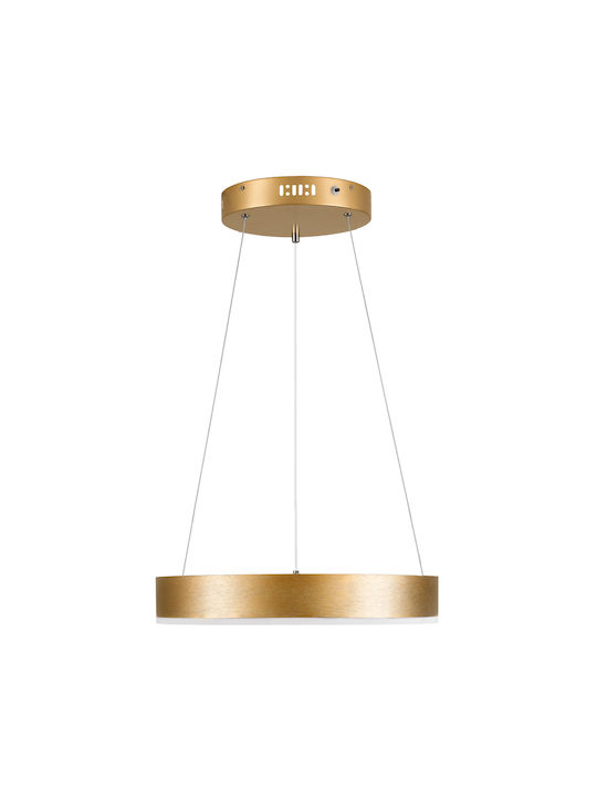 GloboStar Venom Pendant Light Gold 46x46cm