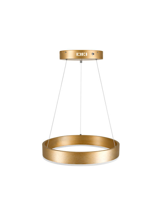 GloboStar Venom Pendant Light Gold 46x46cm