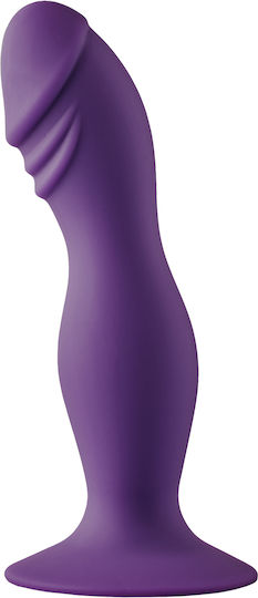Dream Toys Flirts Pleasure Dildo Glass Dildo With Suction Cup Purple 37cm