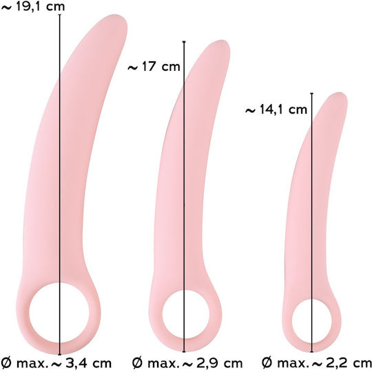 You2Toys Sweet Smile Vaginal Trainers Satz Dildo Rosa 14.1cm