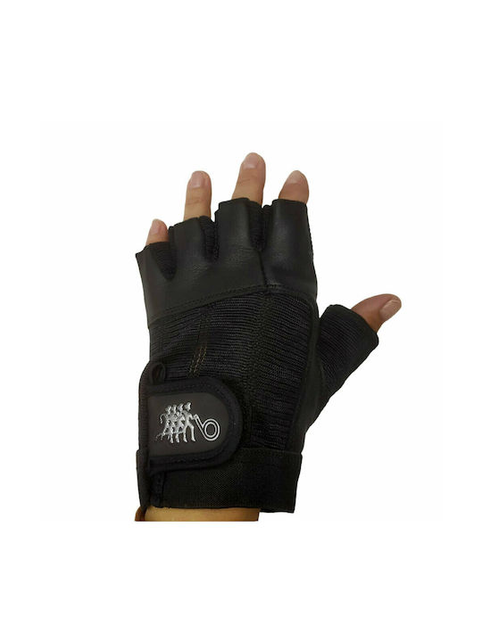 Athlopaidia Men's Sports Gloves Gym Black