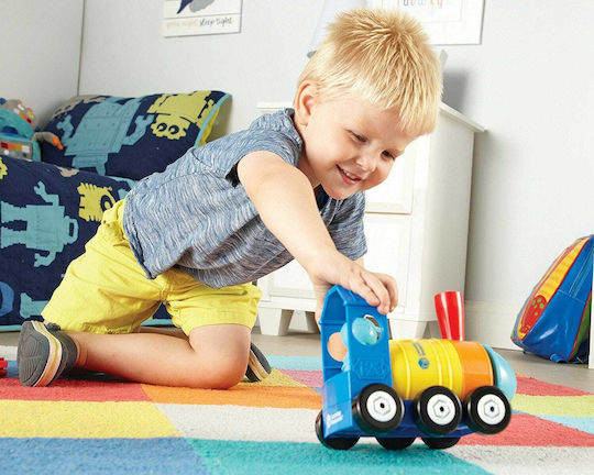 Learning Resources 1-2-3 Build It! Rocket-Train-Helicopter STEM Образователна Игра Образователни за Над 2 години Години