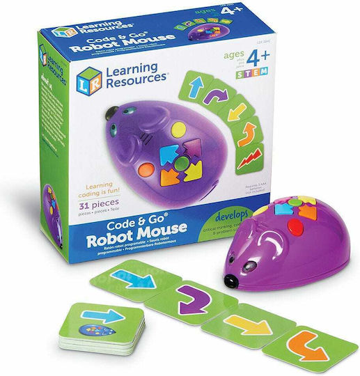 Learning Resources Ρομποτικό Ποντικάκι STEM Εκπαιδευτικό Παιχνίδι Ρομποτικής για 4+ Ετών