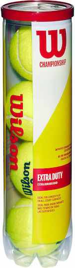 Wilson Championship Extra Duty Tournament Tennis Balls 4pcs