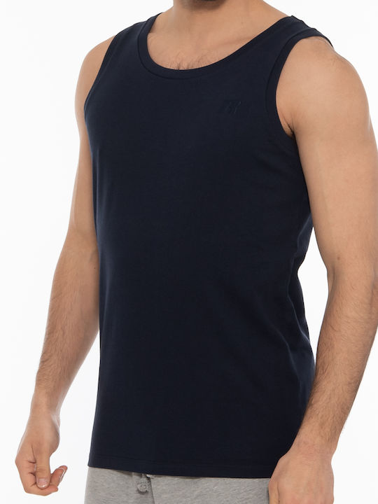 Russell Athletic Men's Short Sleeve Blouse Navy Blue