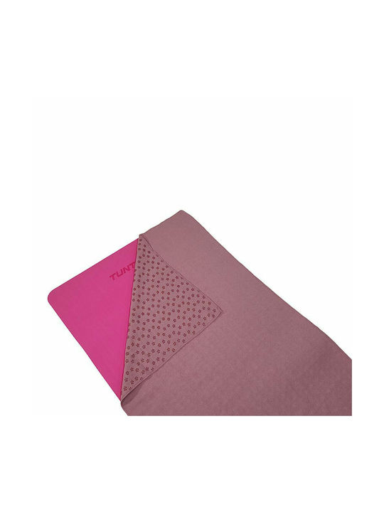 Tunturi Yoga Gym Towel With Carrying Case Pink 180x63cm