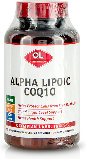 Olympian Labs Labs Alpha Lipoic Acid CoQ10 100мг 60 капси
