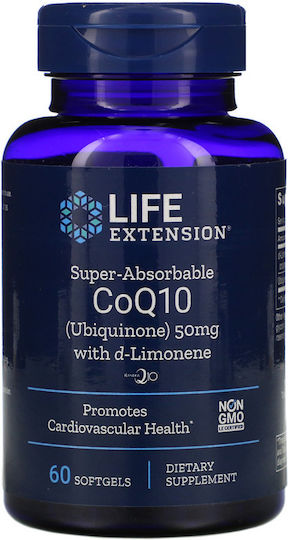 Life Extension Super-Absorbable CoQ10 50mg 60 softgels