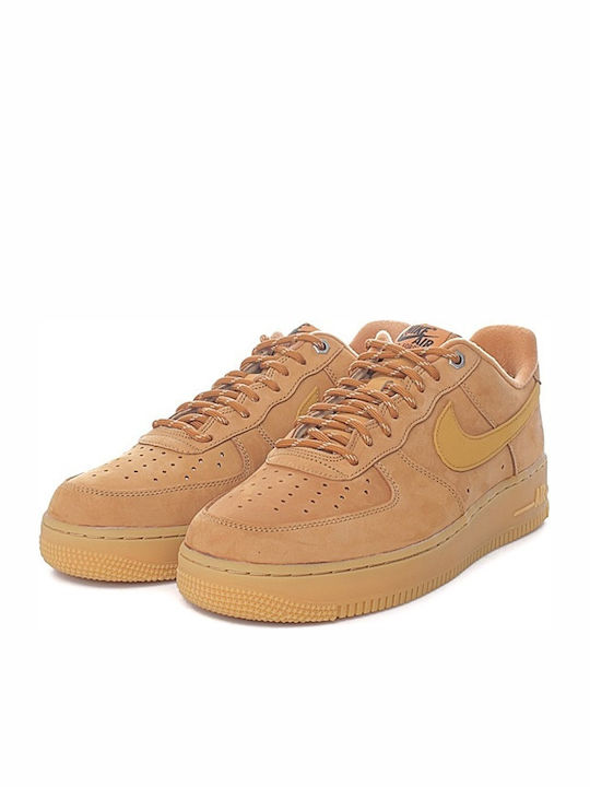 Nike Air Force 1' 07 WB Ανδρικά Sneakers Καφέ