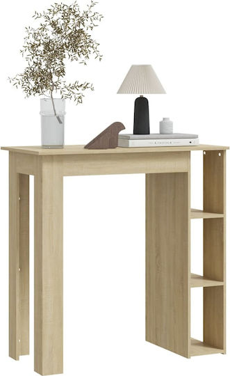 Sonoma Oak Wooden Bar Table Sonoma 102x50x103.5cm