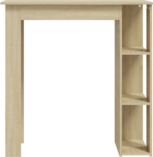 Sonoma Oak Wooden Bar Table Sonoma 102x50x103.5cm