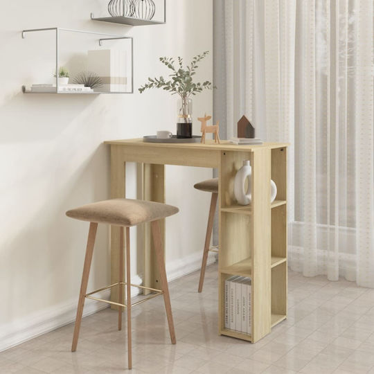Sonoma Oak Wooden Bar Table Sonoma 102x50x103.5cm