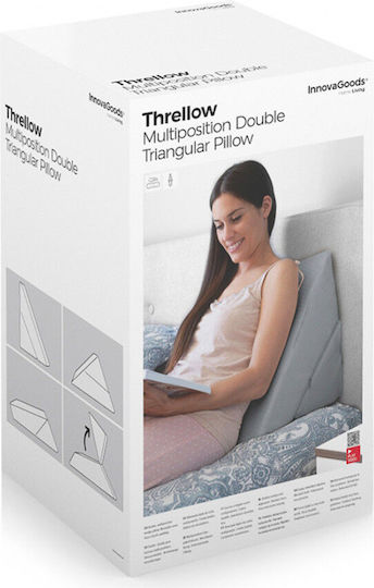 InnovaGoods Threllow Wedge Pillow 60x40x24cm in Gray Colour V0103408