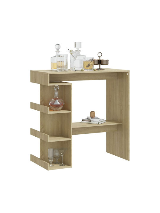 Table Bar Wooden Sonoma 100x50x101.5cm