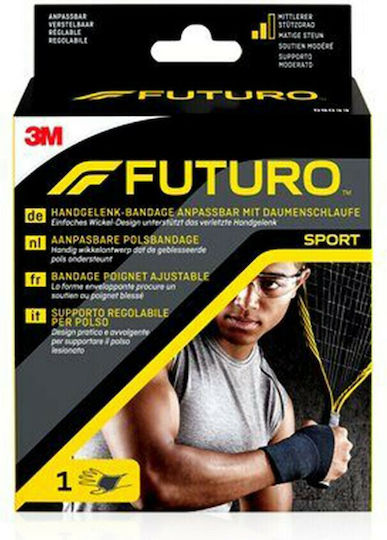 Futuro Sport Handgelenkstütze mit Befestigung in Schwarz Farbe 09033