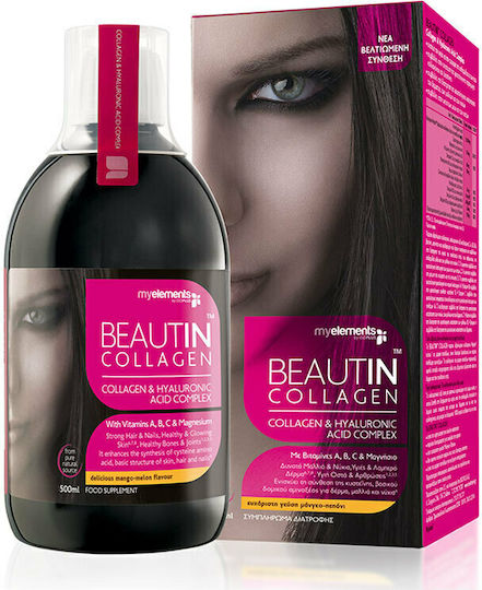 My Elements Beautin Collagen Collagen & Hyaluronic Acid Complex with Hyaluronic Acid 500ml Mango Melon
