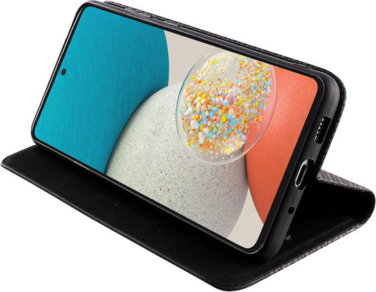 Idol 1991 Elite Anti-RFID Book Piele artificială Negru (Galaxy A53)