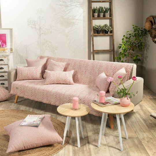 Teoran Vicenza Dreisitzer-Sofa Wurf Chenille 180x300cm