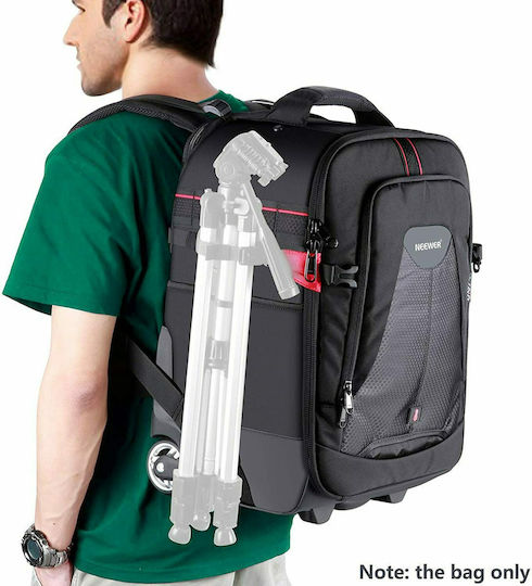 Neewer Camera Case with Wheels 2-in-1 Size Large Black