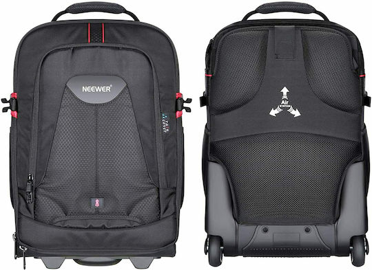 Neewer Camera Case with Wheels 2-in-1 Size Large Black