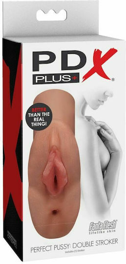 Pipedream Pdx Plus Perfect Pussy Double Stroker Masturbator Butt / Vagina D-228484