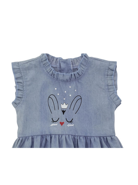 Funky Kids Dress Sleeveless Blue