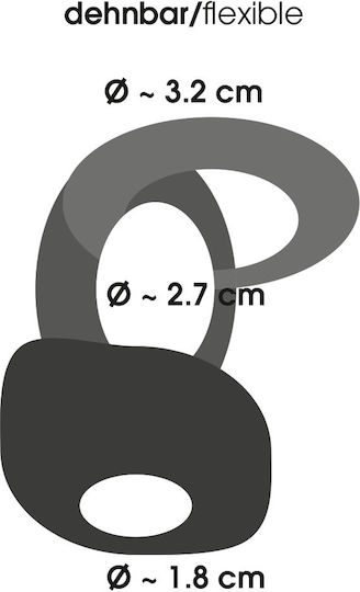You2Toys Bad Kitty Triple Set Cock & Testicle Rings Black