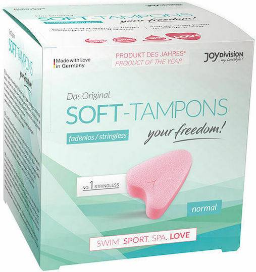 JoyDivision Sport, Spa & Love Tampons for Normal Flow 3pcs
