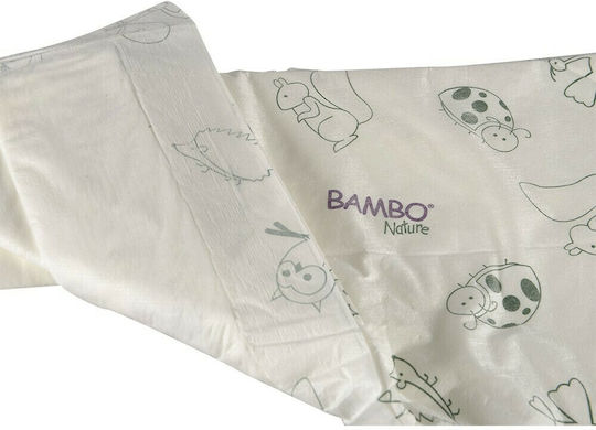Bambo Nature Еднократни Водоустойчиви Подложки Бял 60x60см. 10бр